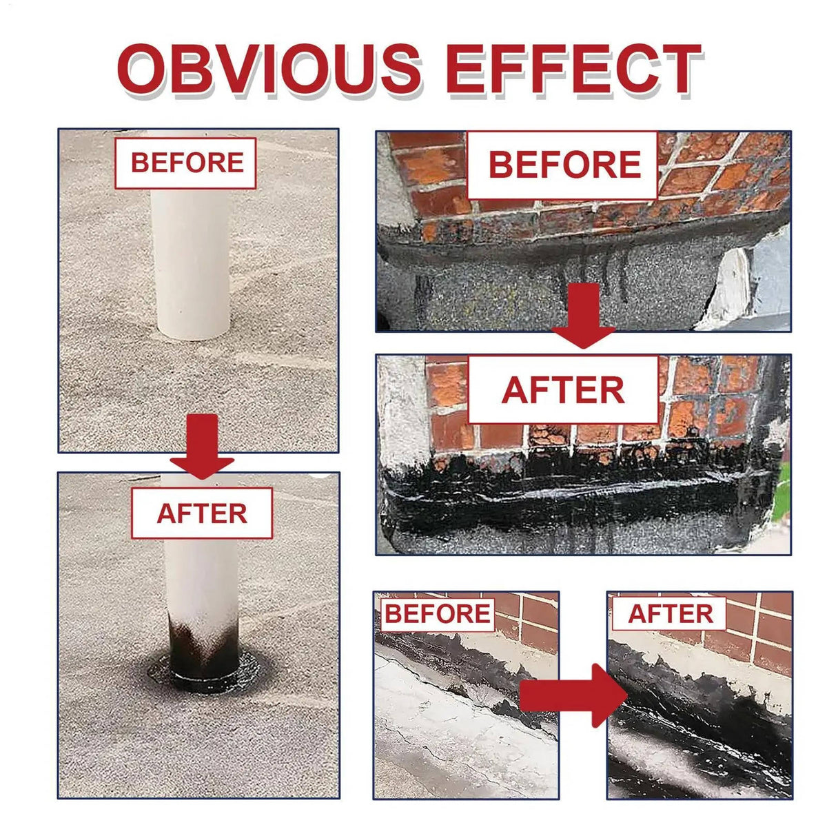 All-Purpose Instant Sealing Spray for Cracks and Leaks – Multi-Surface Waterproof Repair – Flexible Formula for Roof, Gutter, Tile and | Thomler