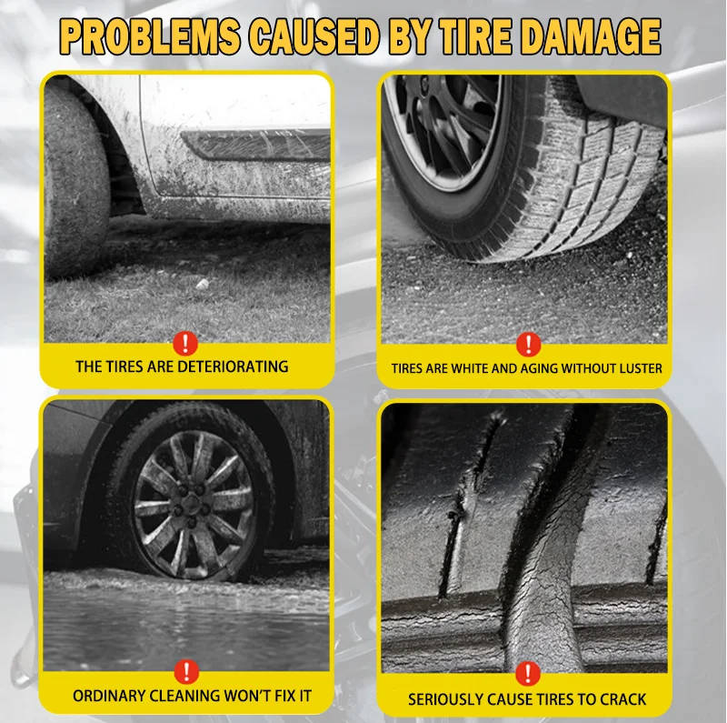 Rubber Revitalizer & Protectant Duo for Automobile Wheels – Restores Deep Color & Guards Against Sun Damage for Cars, Trucks & SUVs | Thomler