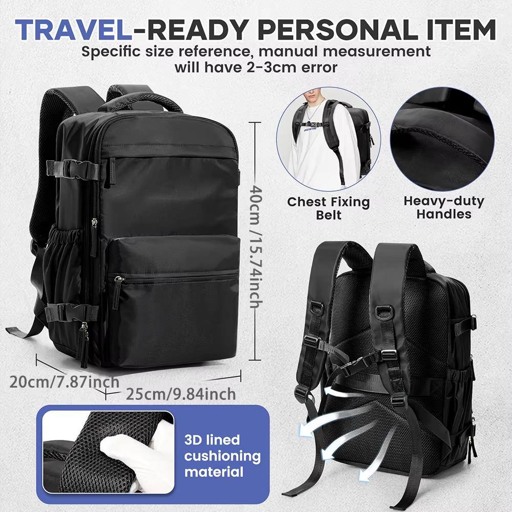 Compressible Laptop Backpack with Built-In Vacuum System for Work & Weekend Getaways | Thomler
