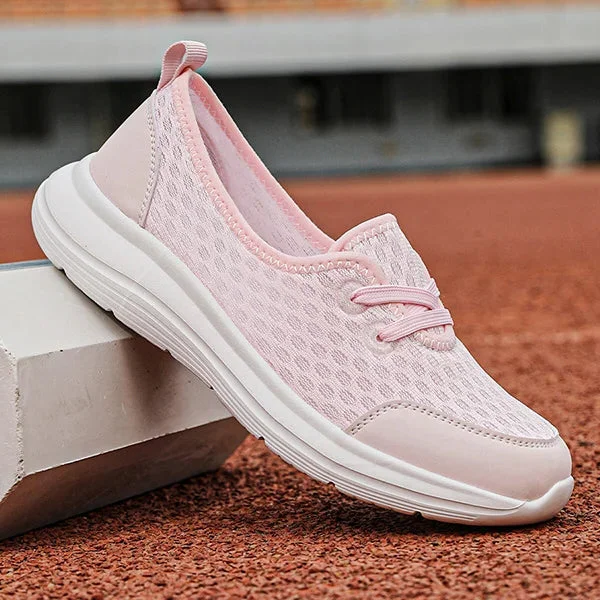 Breathable Mesh Walking Shoes with Arch Support for Women – Lightweight Wedge Design for All-Day Comfort | Thomler