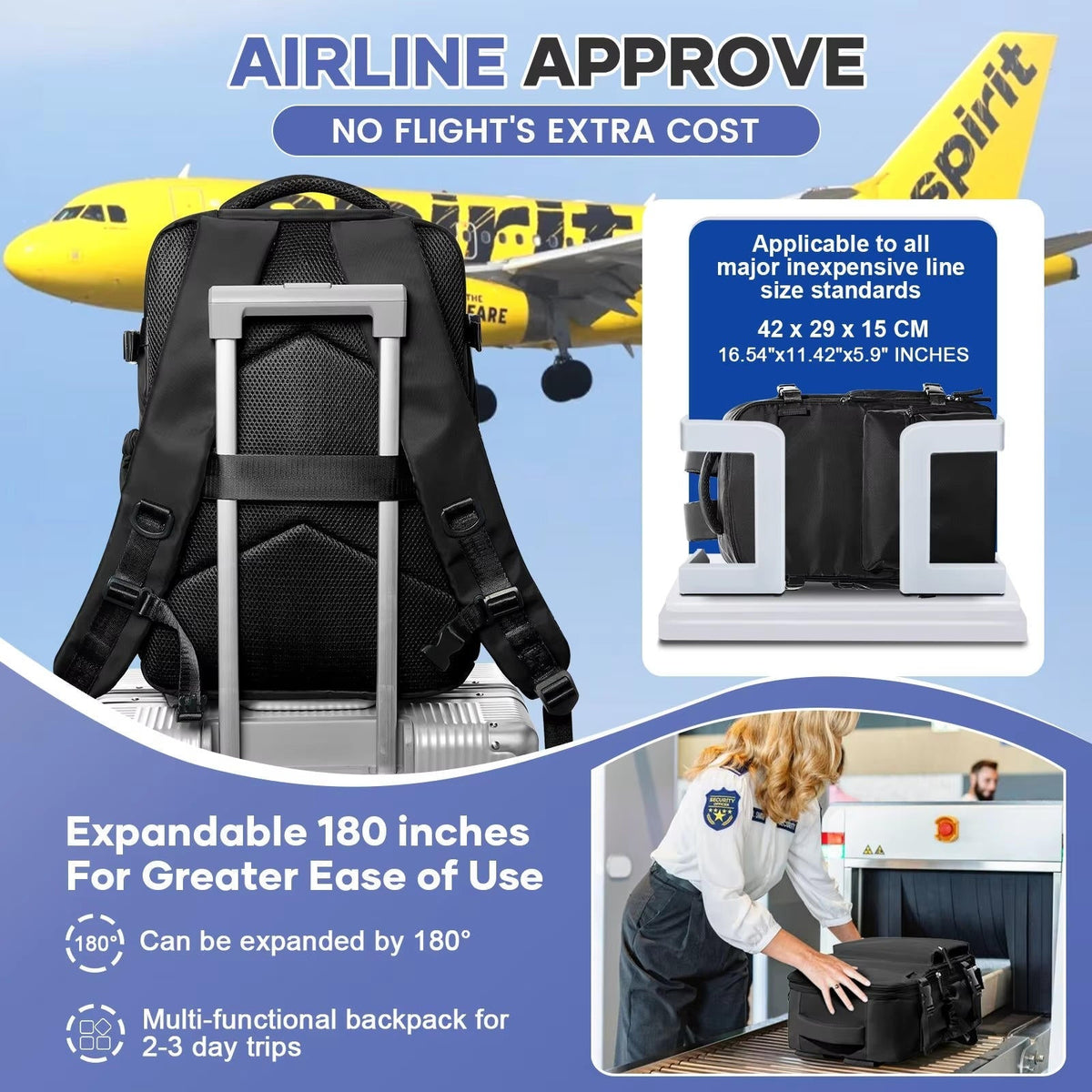 Compressible Laptop Backpack with Built-In Vacuum System for Work & Weekend Getaways | Thomler