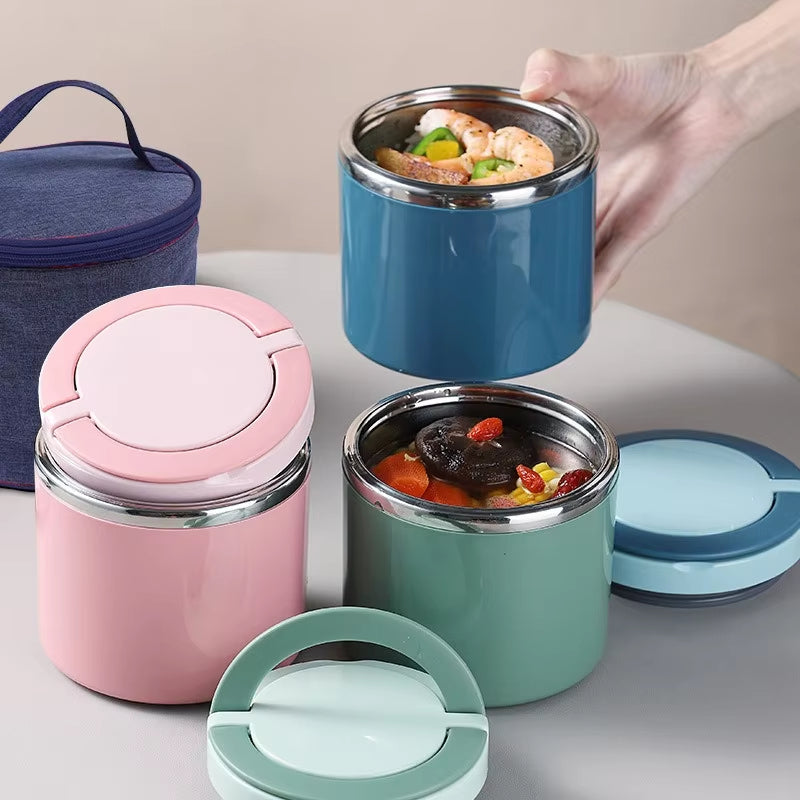 Edelstahl Isolier-Speisebehälter – auslaufsicher, 630 ml oder 1000 ml