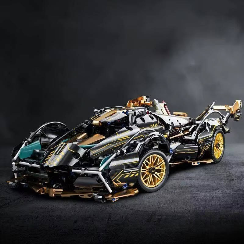 1690-Piece Supercar Construction Kit – Functional Steering, Suspension & Opening Panels | Thomler