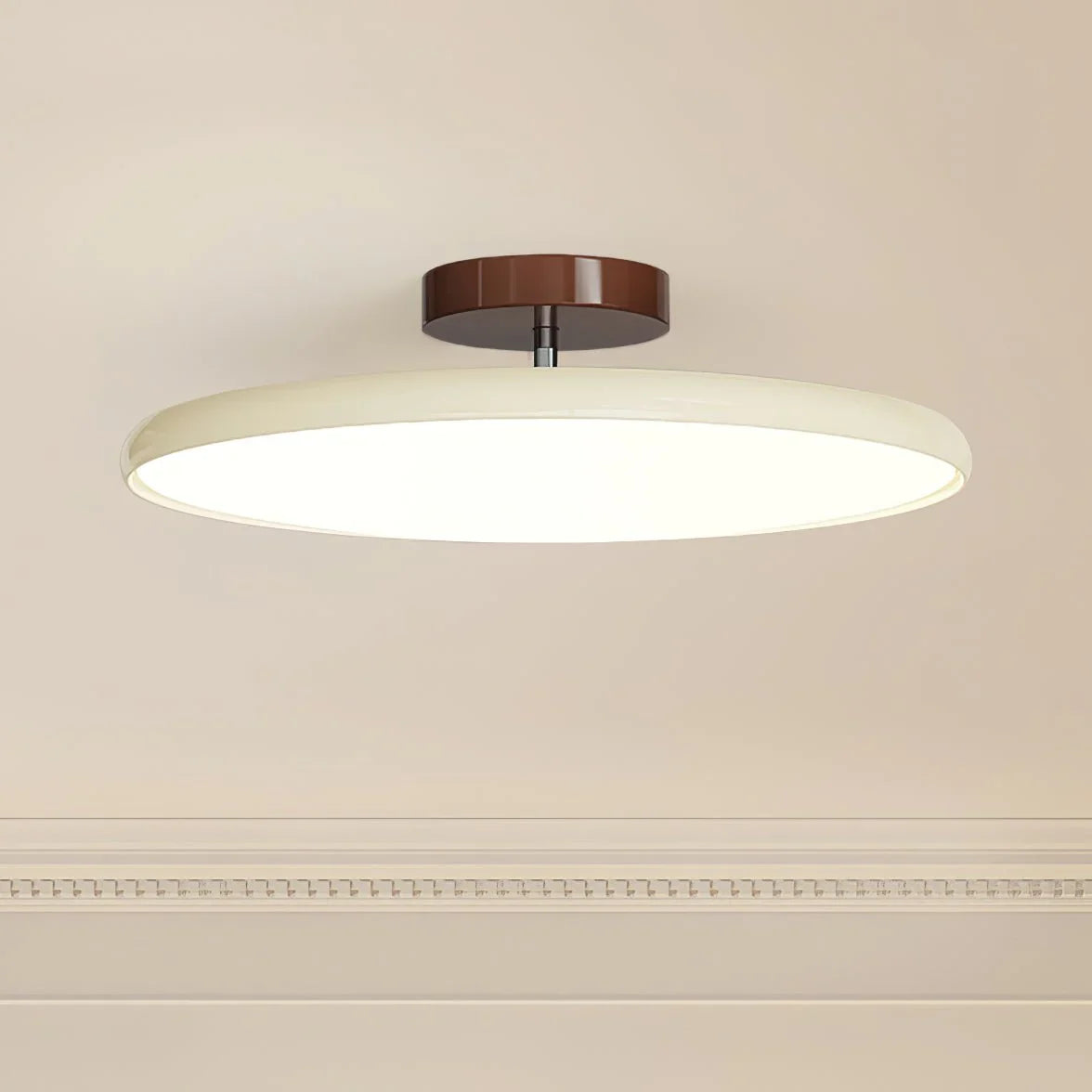 Adjustable Flush Mount Ceiling Light – Rotating LED Spotlight with Modern Minimalist Design for Kitchen, Office & Hallway – Metal & | Thomler