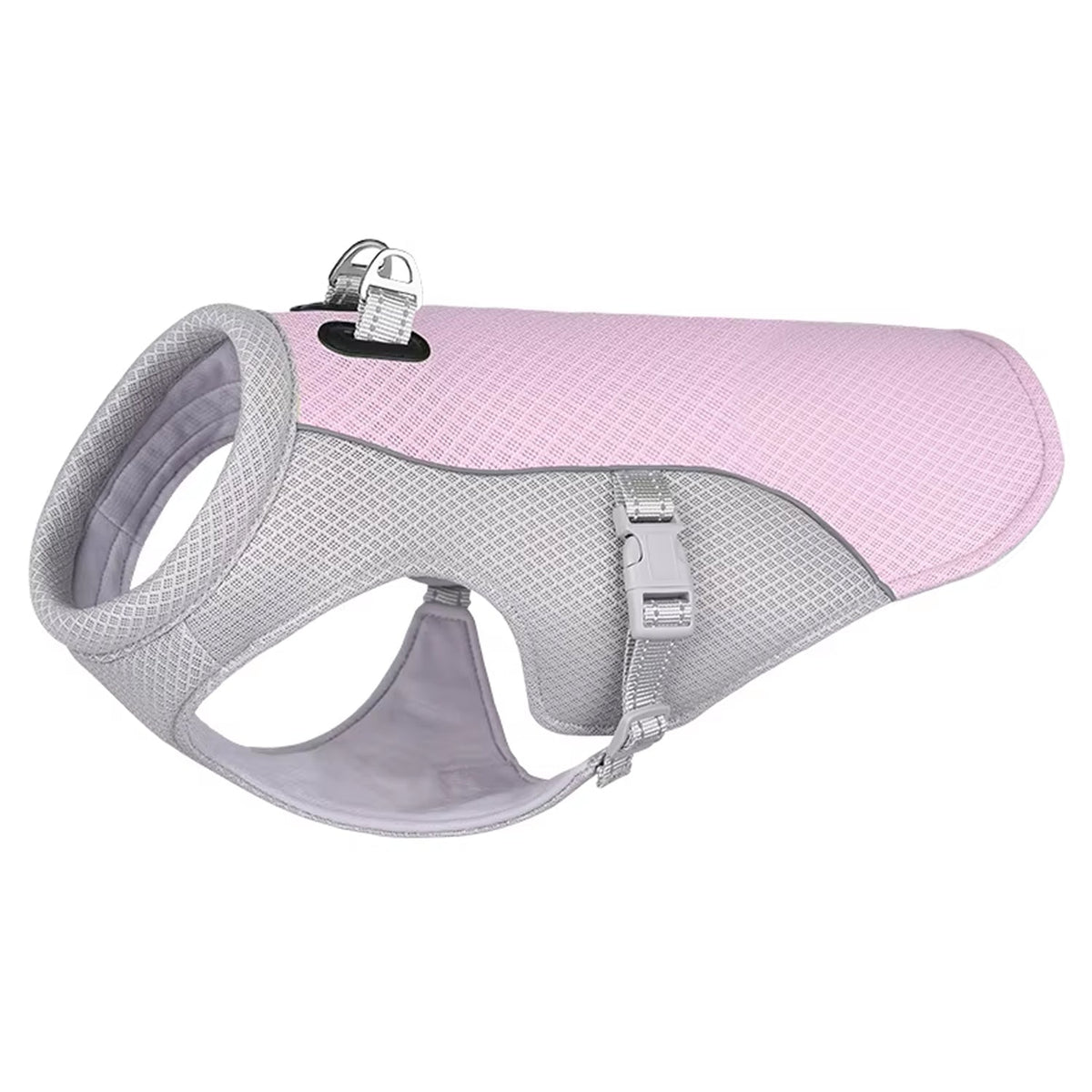Water-Activated Dog Cooling Vest with Reflective Strips – Triple-Layer Heat Relief Harness for Summer Walks, S to 3XL | Thomler