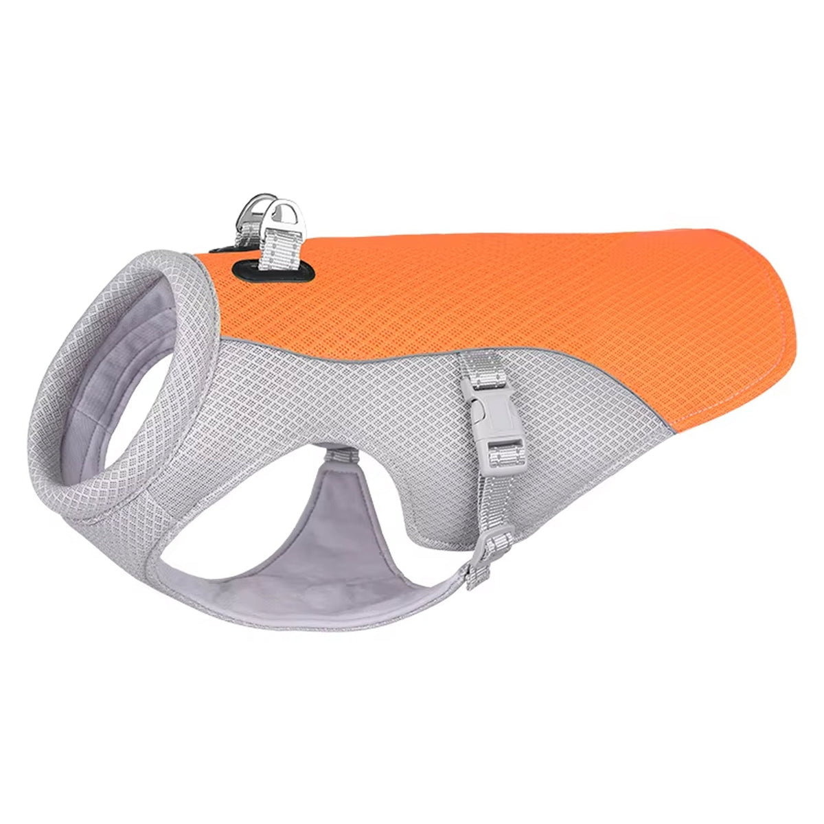 Water-Activated Dog Cooling Vest with Reflective Strips – Triple-Layer Heat Relief Harness for Summer Walks, S to 3XL | Thomler