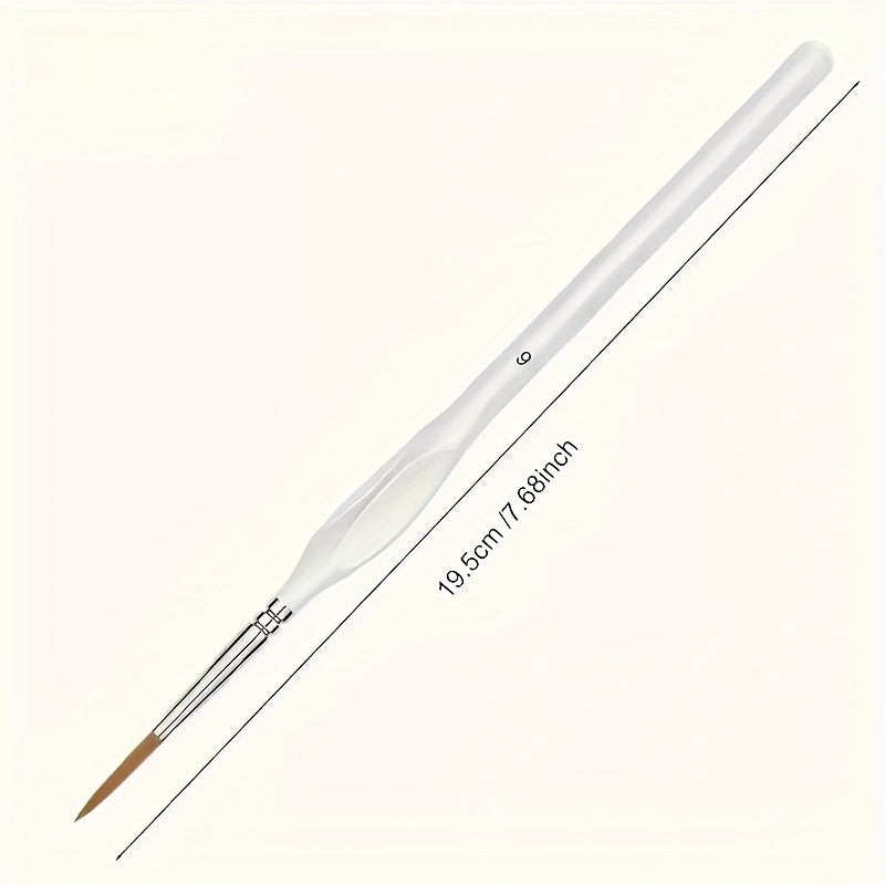 Fine Detail Brush for Painting – Precision Art Brush for Acrylic Oil Watercolor Canvas Work Model Building Miniatures | Thomler
