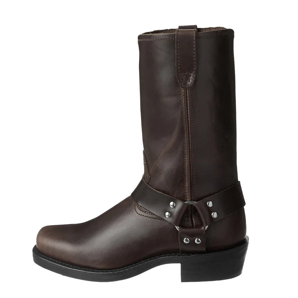 Men's Western-Style Leather Boots for All-Day Comfort & Rugged Durability | Thomler
