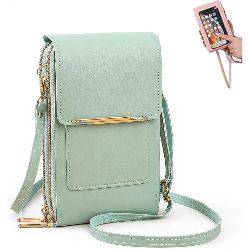 Touchscreen Crossbody Phone Wallet with RFID Blocking for Women – Holds 6.7 Inch Smartphones, Cards & Essentials | Thomler