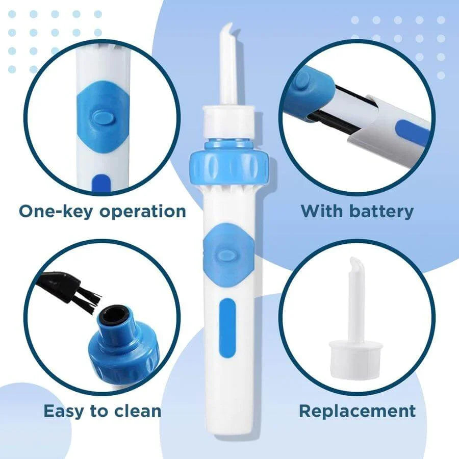 Vacuum Ear Wax Removal Tool – Gentle Suction Ear Cleaner with Soft Silicone Tips for Safe Home Care | Thomler