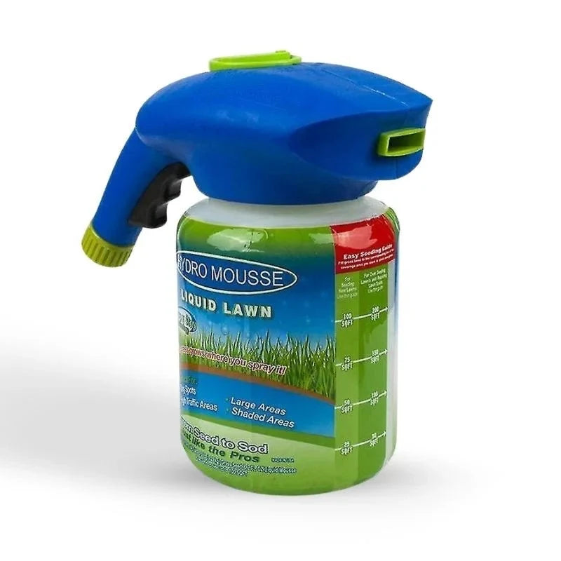 Grass Seed Coating Spray for Bare Lawn Patches – Hydro Seeding Solution for Yard Repair, Turf Restoration & Dense Green Coverage | Thomler