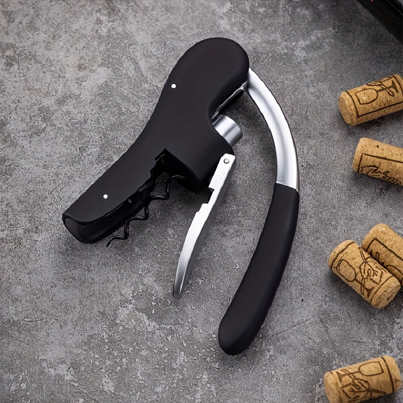 Corkscrew Lever Metal 14.0 cm Red Wine Bottle Opener Home Bar Restaurant Ergonomic Manual Cork Remover | Thomler