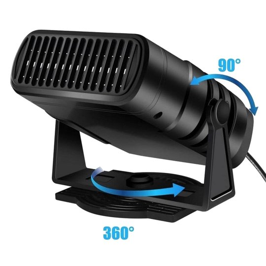 12-Volt Plug-In Vehicle Climate Control with Defrost & Fan Modes for Year-Round Comfort | Thomler