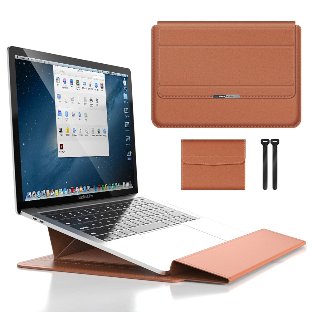 Laptop Sleeve Foldable Stand For 11–16 Inch Laptops Ergonomic Portable Protective Case Travel Work Accessory | Thomler