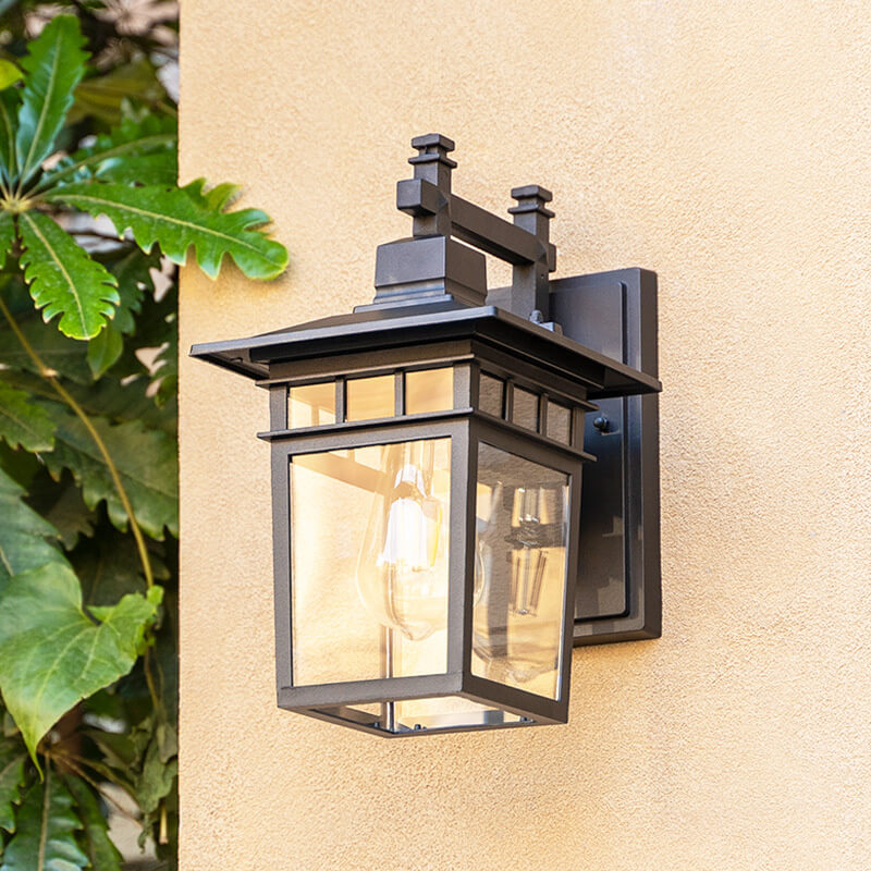 Outdoor Wall Sconce Aluminum Weather-Resistant Lantern for Porch Patio Garden Entryway Exterior Lighting 110V-240V E27 Socket | Thomler