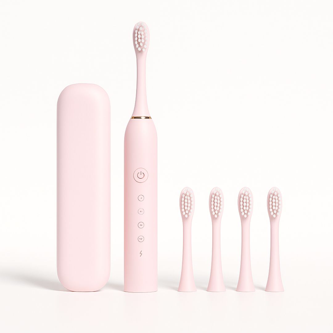Sonic Toothbrush for Adults & Kids – 6 Cleaning Modes, 40,000 VPM, IPX7 Waterproof, 180-Day Battery Life, USB Rechargeable Electric | Thomler