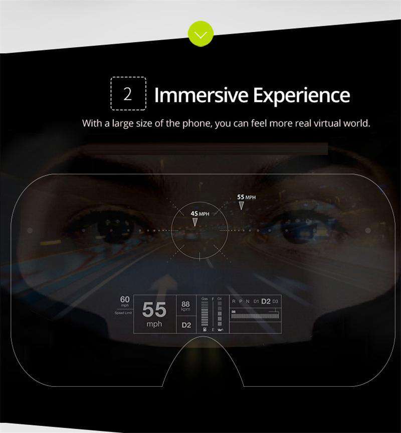 Mobile VR Headset for iPhone & Android 360° Immersive Video Gaming Movies Virtual Reality Viewer with Adjustable Straps & Padded Comfort | Thomler