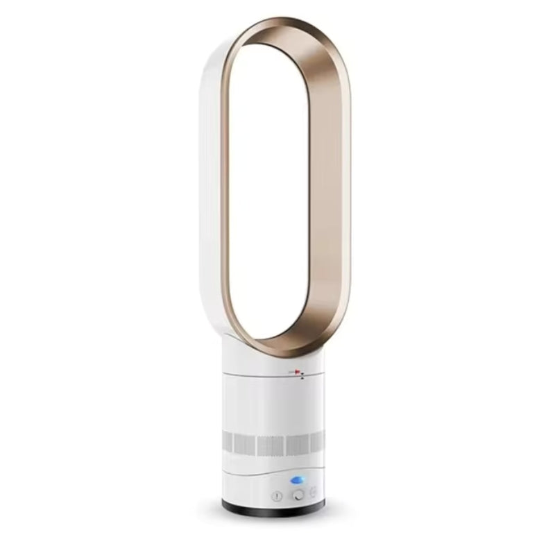Bladeless Tower Fan with Remote – 10 Speed Settings, Oscillating, Quiet Operation for Bedroom Living Room – Safe Design for Kids and Pets | Thomler
