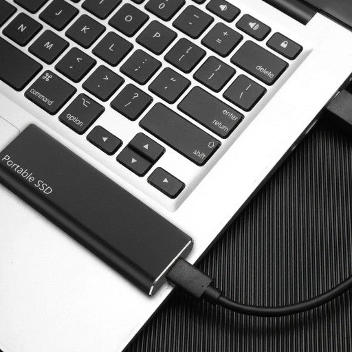 4TB Portable External Hard Drive USB-C for PC Mac Android Laptop Fast Data Storage Backup Device Sleek Design Slim Solid State Drive | Thomler
