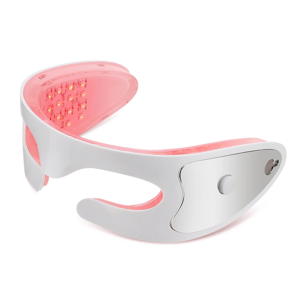 LED Eye Massager with Vibration & Light Therapy for Tired Eyes, Dark Circles & Puffiness – Rechargeable Eye Care Device | Thomler