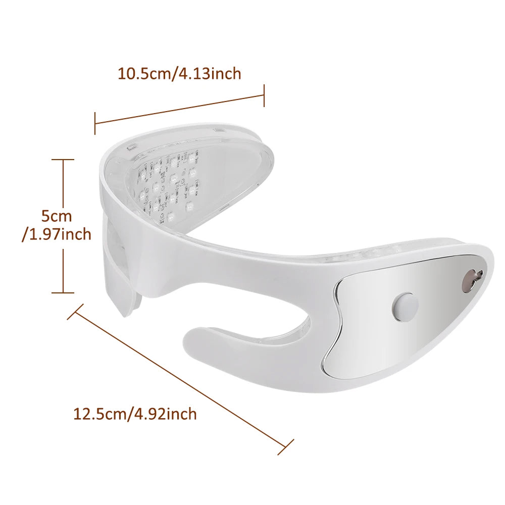 LED Eye Massager with Vibration & Light Therapy for Tired Eyes, Dark Circles & Puffiness – Rechargeable Eye Care Device | Thomler