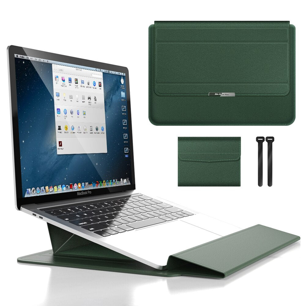 Laptop Sleeve Foldable Stand For 11–16 Inch Laptops Ergonomic Portable Protective Case Travel Work Accessory | Thomler