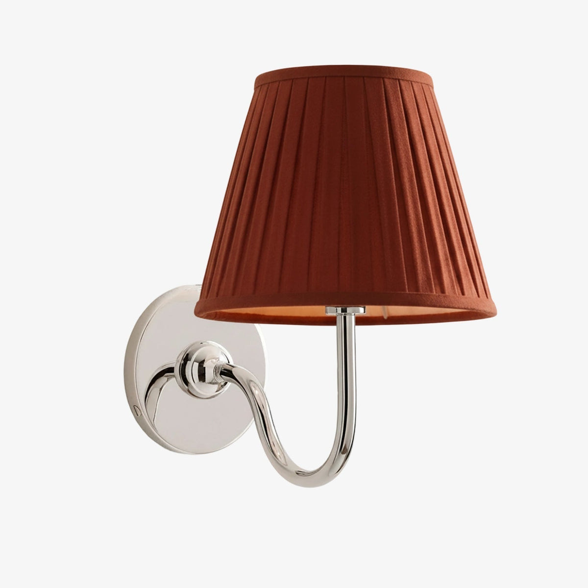 Brass Sconce with Fabric Drum Shade – 1 or 2 Light Hardwired Fixture for Bedroom, Hallway & Living Room | Thomler