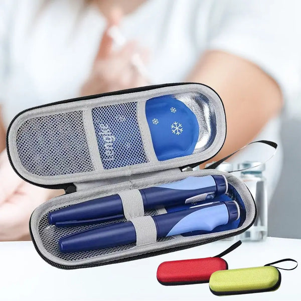 Portable Medication Cooler Travel Case with Reusable Ice Packs for Temperature-Sensitive Supplies | Thomler