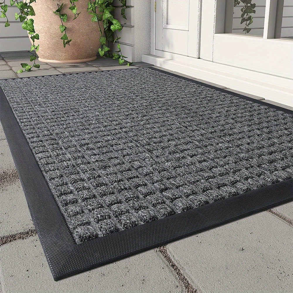 Heavy-Duty Entrance Mat with Grip Backing – Indoor Outdoor Dirt Trapper for Front Door, Hallway, Balcony & Patio | Thomler