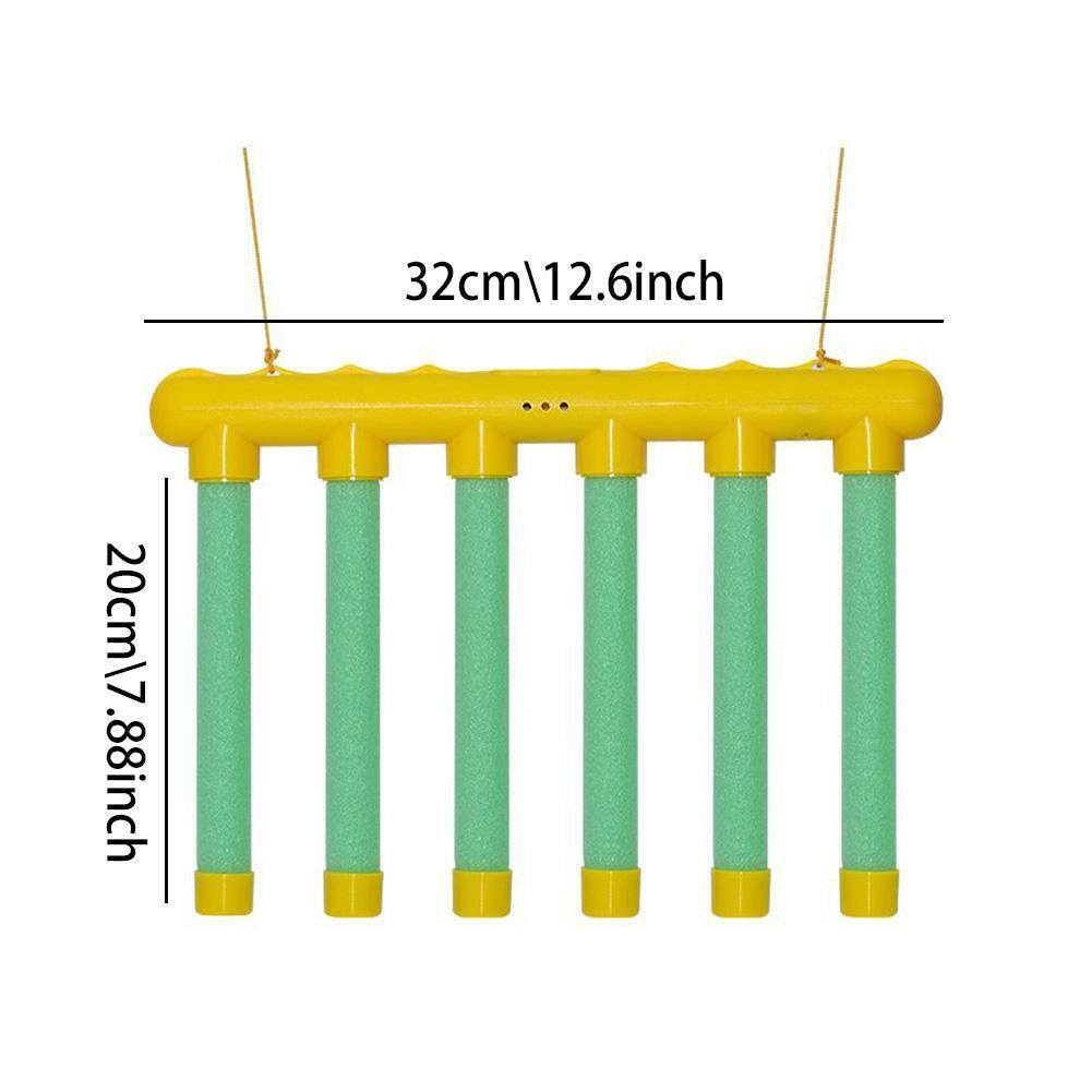 Reaction Training Toy 6 Stick Catch Game Family Play Reflex Trainer USB Rechargeable Three Speed Interactive Activity | Thomler