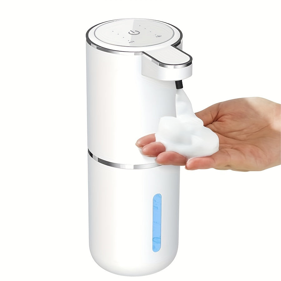Automatic Soap Dispenser Plastic 380 ml White Wall Mounted Bathroom Kitchen Touchless Foam Sensor Dispenser USB Rechargeable | Thomler
