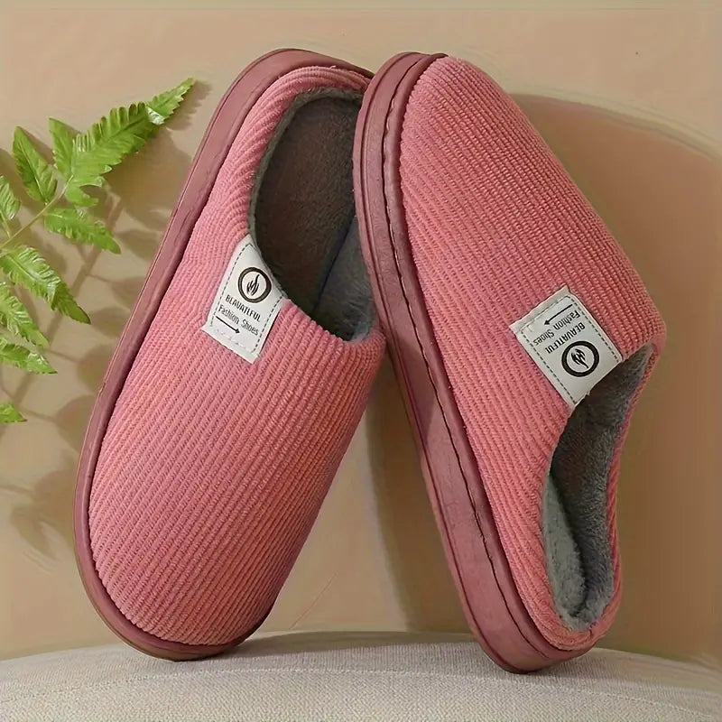 Women's Fuzzy House Slippers with Plush Fur Lining – Lightweight Indoor Footwear for Cold Weather Comfort | Thomler