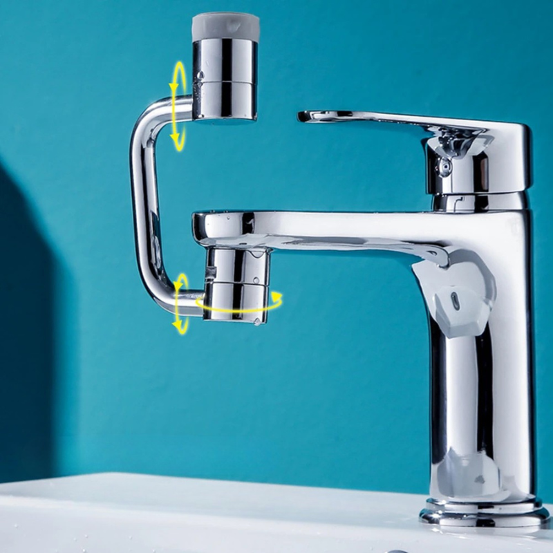360° Swivel Spout Adapter with Dual Spray Modes for Kitchen & Bath | Thomler