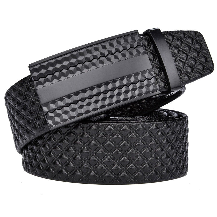 Genuine Cowhide Leather Belt for Men – Waterproof & Scratch-Resistant Everyday Wear | Thomler