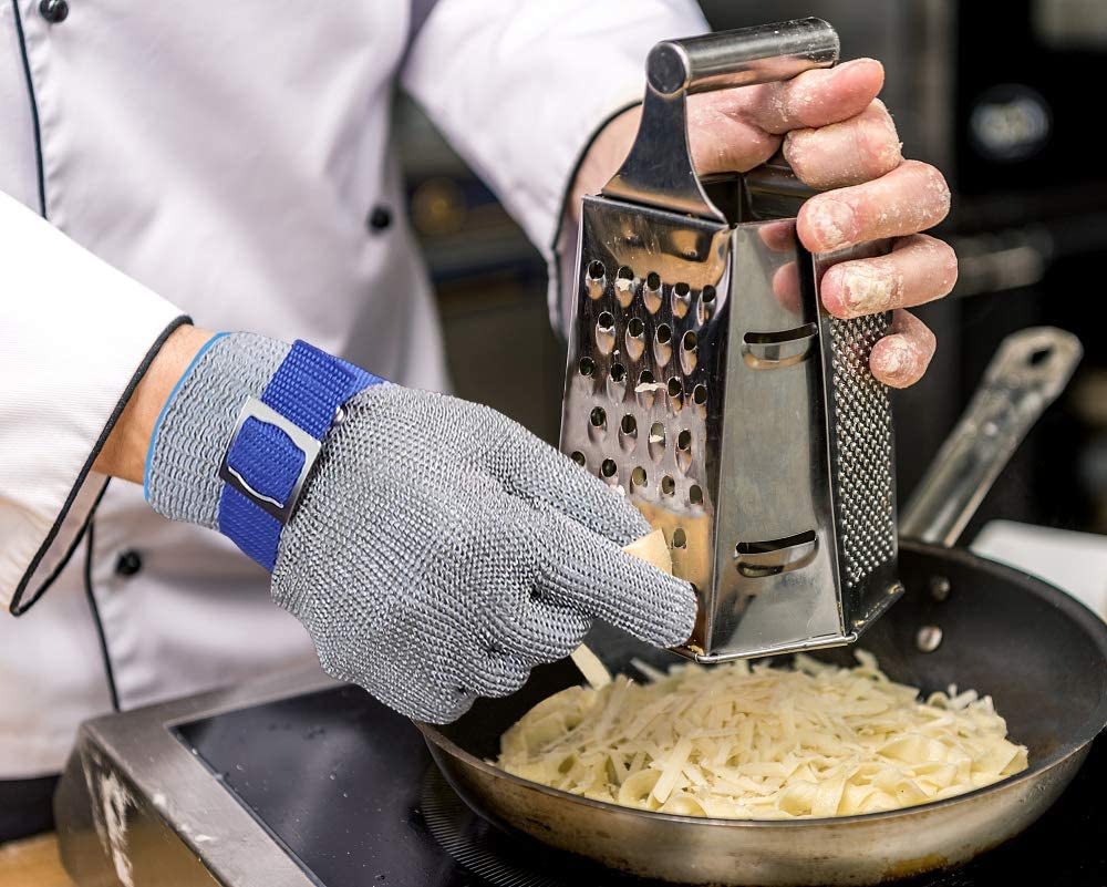 Cut-Resistant Stainless Steel Mesh Safety Glove for Kitchen, Oyster Shucking, Fishing & Food Prep | Thomler