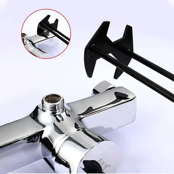 Basin Nut Wrench Tool Extended Reach Plumbing Installer for Faucet Nuts Under Sink Bathroom Kitchen | Thomler