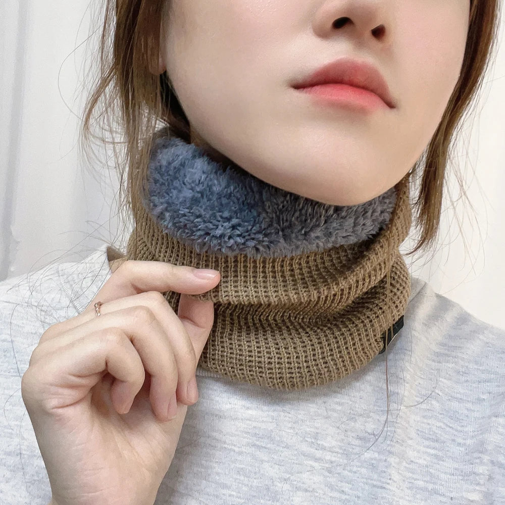 Fleece-Lined Neck Gaiter for Cold Weather – Thermal Winter Scarf with Wind Protection for Outdoor Activities, Skiing & Commuting | Thomler