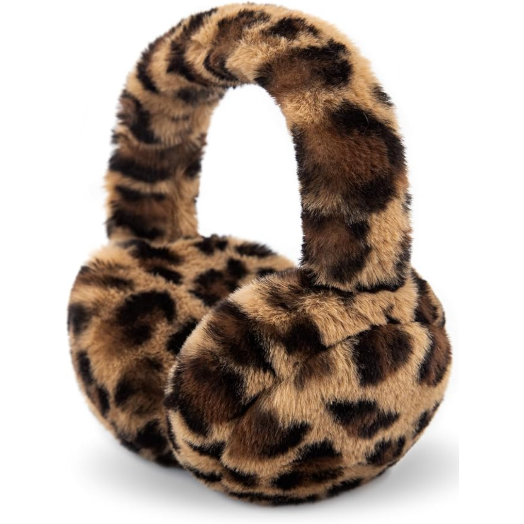 Foldable Winter Earmuffs with Plush Synthetic Fur for Women & Men – Adjustable Compact Ear Covers for Cold Weather | Thomler