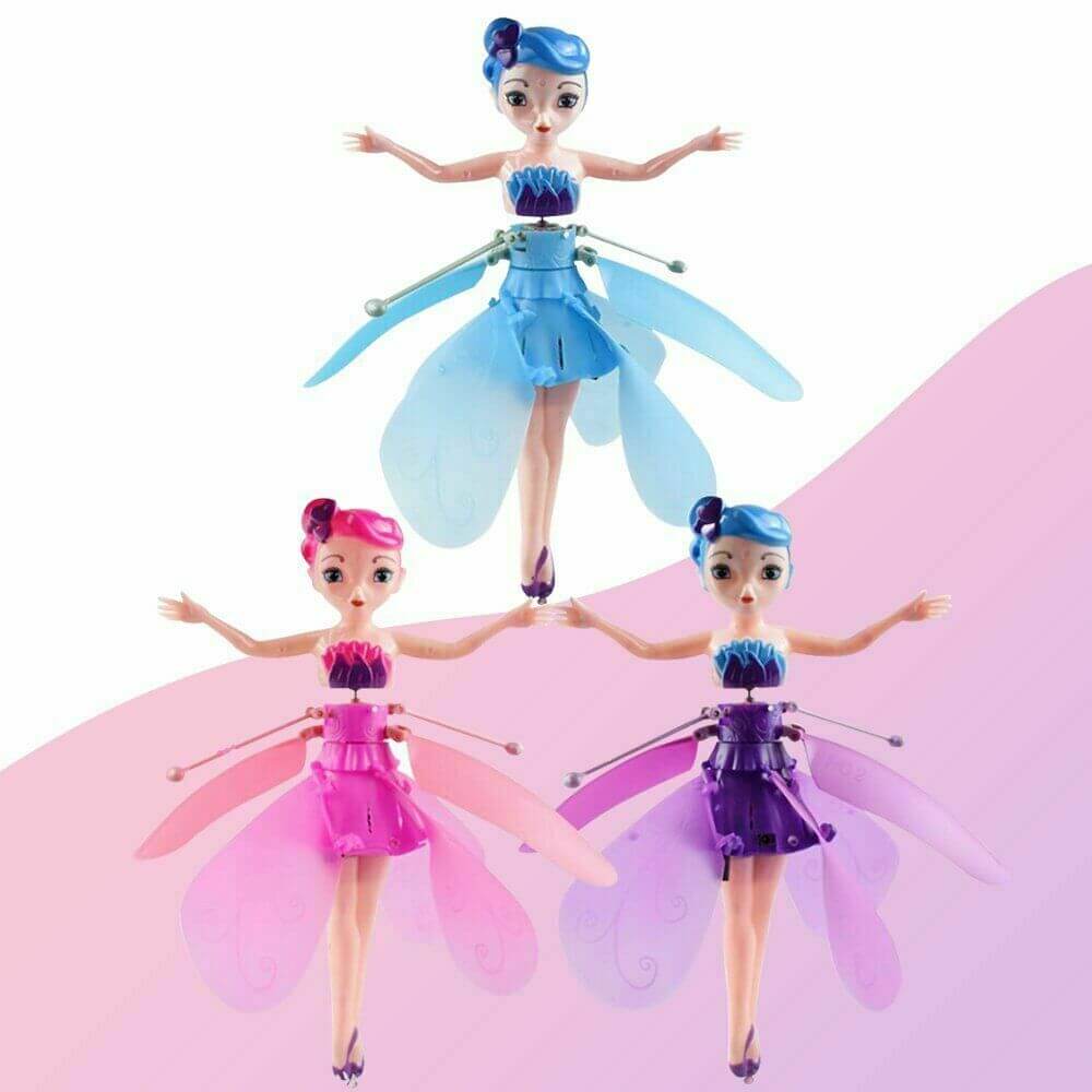 Flying Fairy Doll – Hand-Controlled Hovering Toy with Light-Up Wings for Girls & Boys – Interactive Flight Play | Thomler