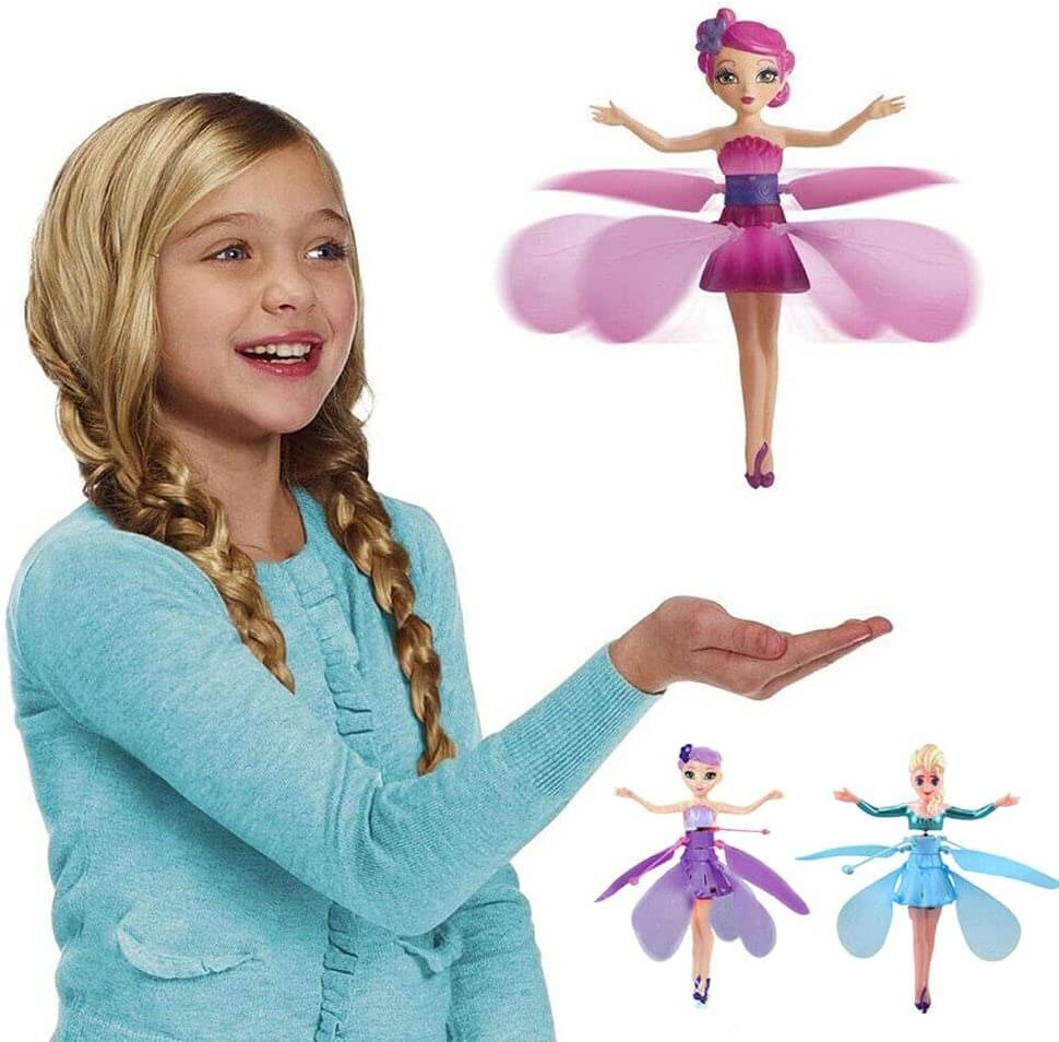 Flying Fairy Doll – Hand-Controlled Hovering Toy with Light-Up Wings for Girls & Boys – Interactive Flight Play | Thomler