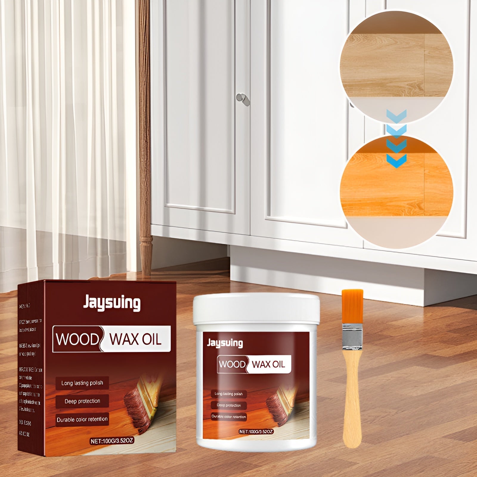 HolzGuard 100G - Lang anhaltender Holzschutz | 1+1 GRATIS