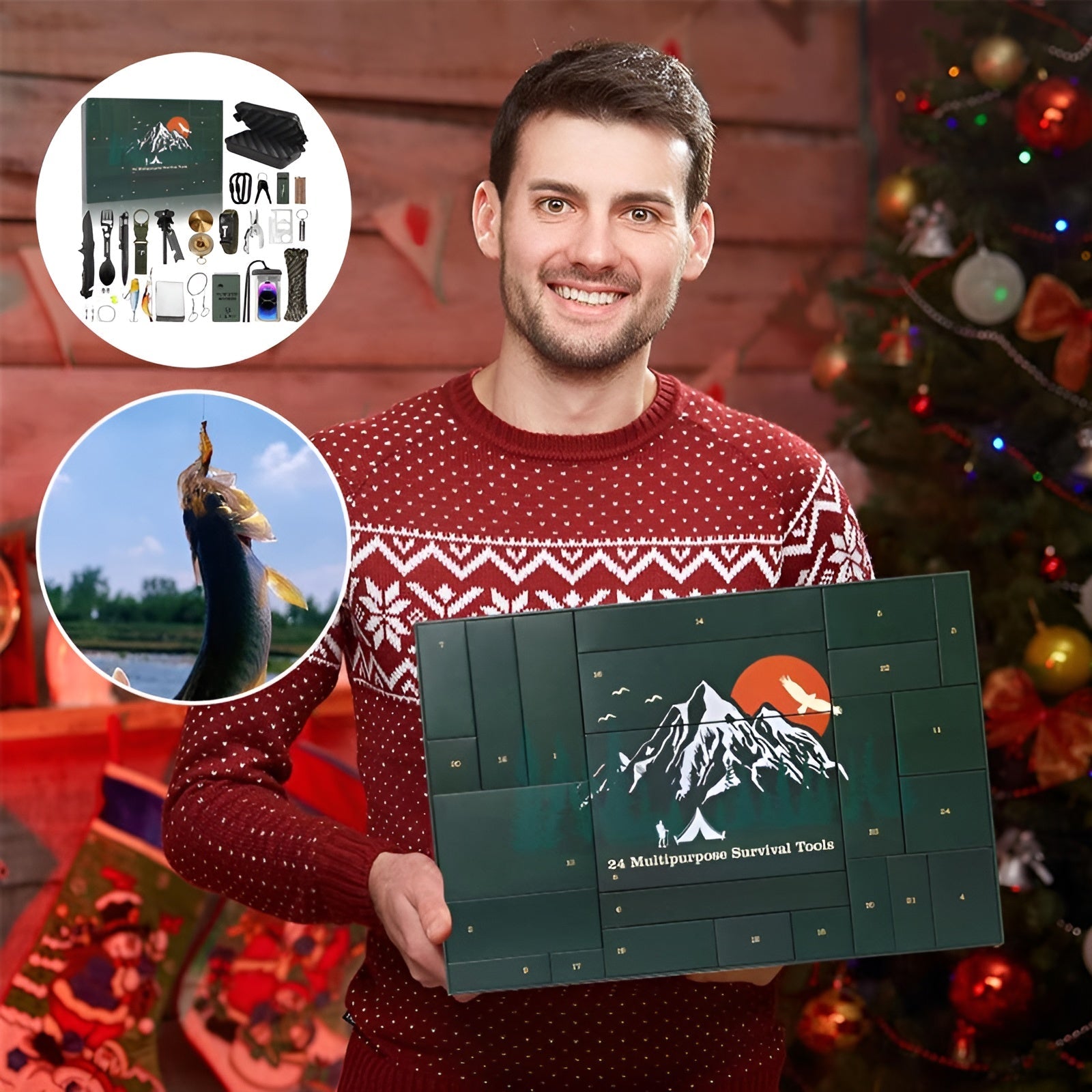 WildWeg - Adventskalender Survival Kits für Männer - 24 Tage | 50% RABATT