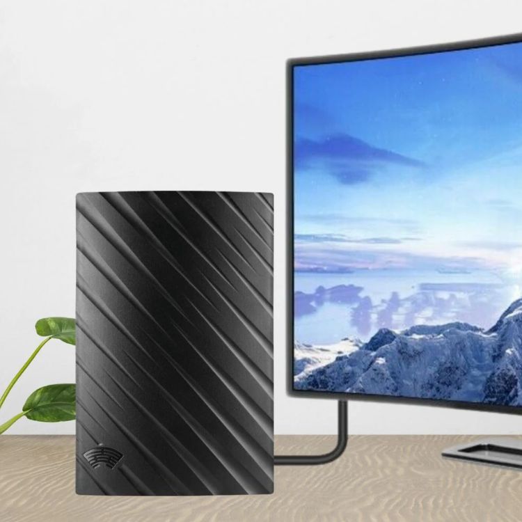 Indoor Digital TV Antenna with 4K HD Reception & 600-Mile Range for Local Broadcast Channels | Thomler