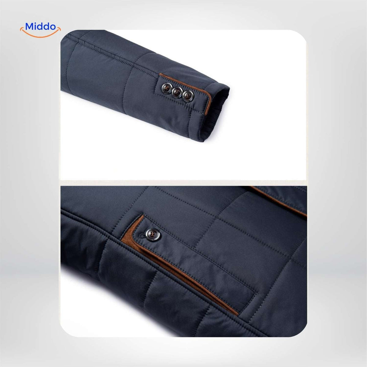 Quilted Spring Jacket – Men's Lightweight Outerwear for Cool Evenings & Transitional Weather | Thomler