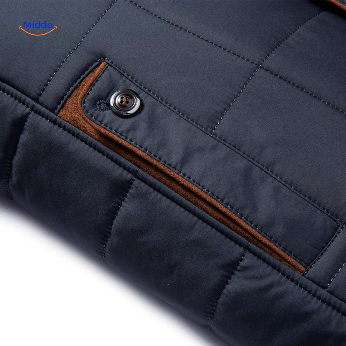 Quilted Spring Jacket – Men's Lightweight Outerwear for Cool Evenings & Transitional Weather | Thomler