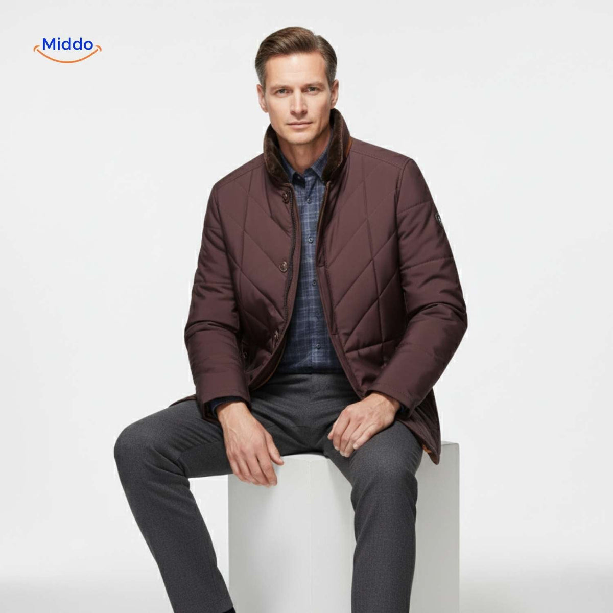 Quilted Spring Jacket – Men's Lightweight Outerwear for Cool Evenings & Transitional Weather | Thomler