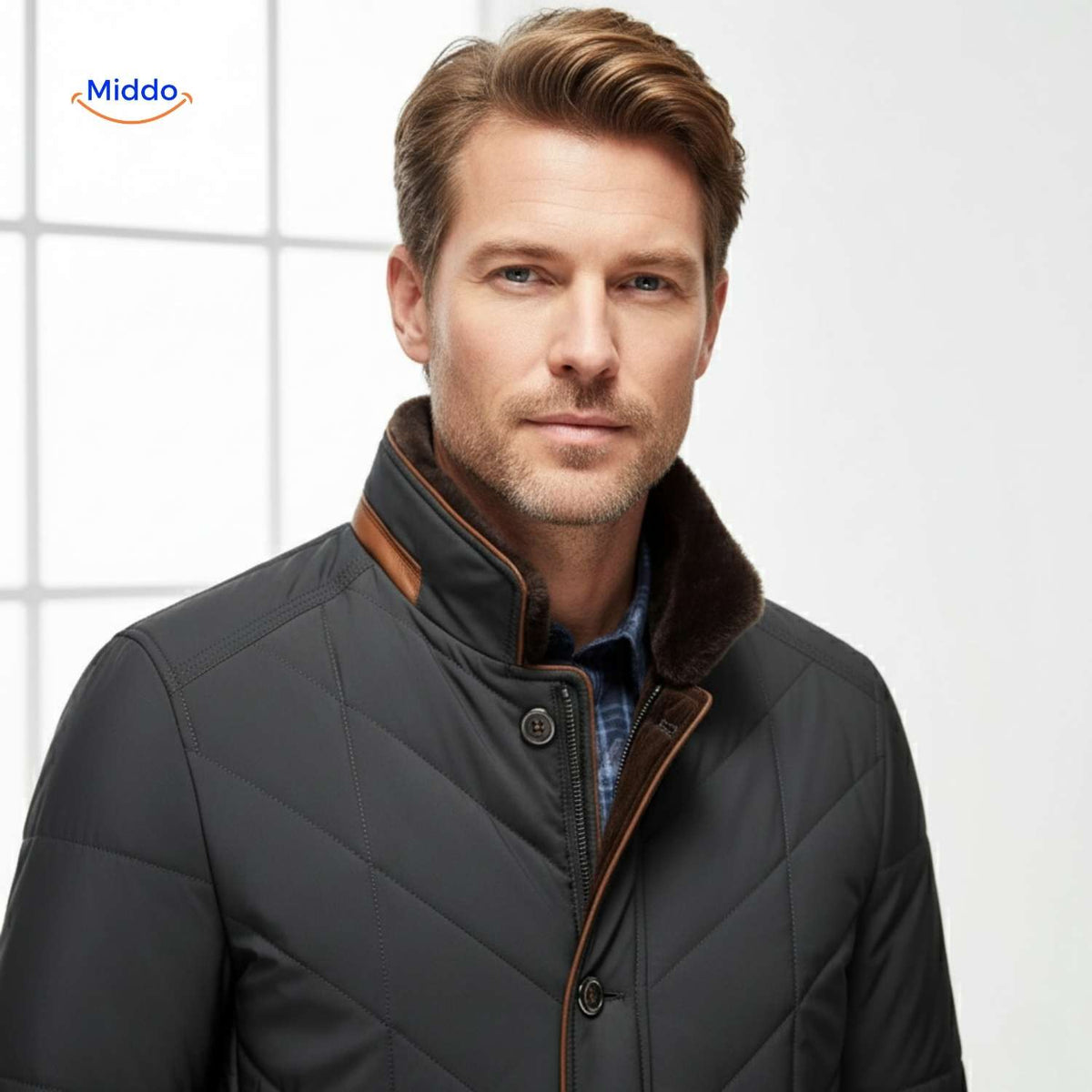 Quilted Spring Jacket – Men's Lightweight Outerwear for Cool Evenings & Transitional Weather | Thomler