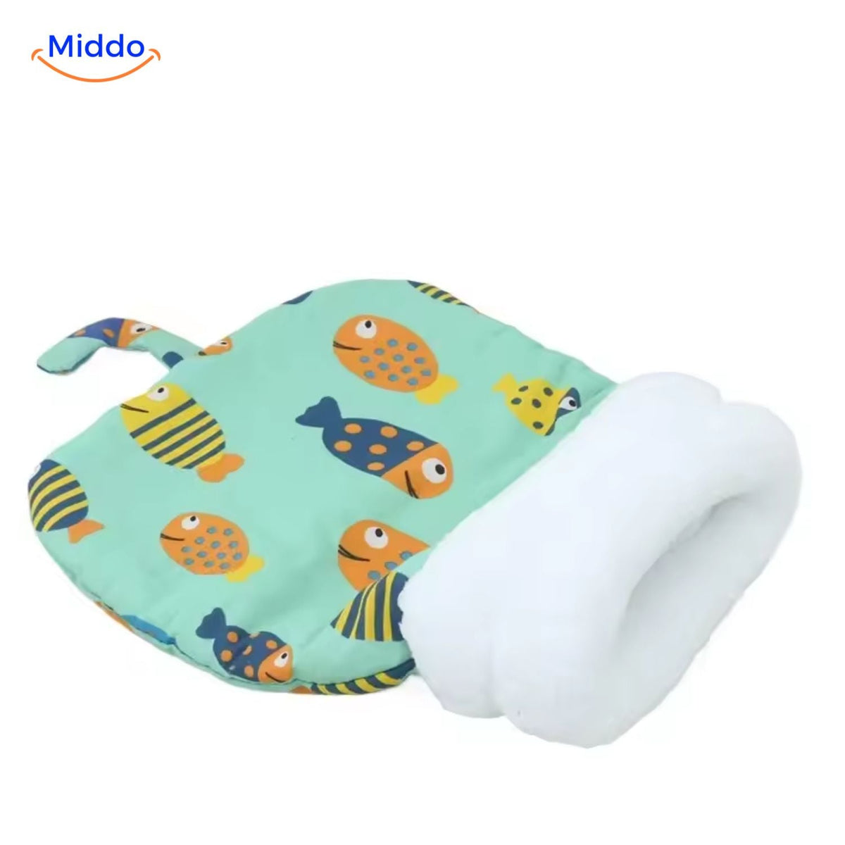 Enclosed Cat Sleeping Bag Bed – Plush Hooded Pet Cave for Warmth & Security | Thomler