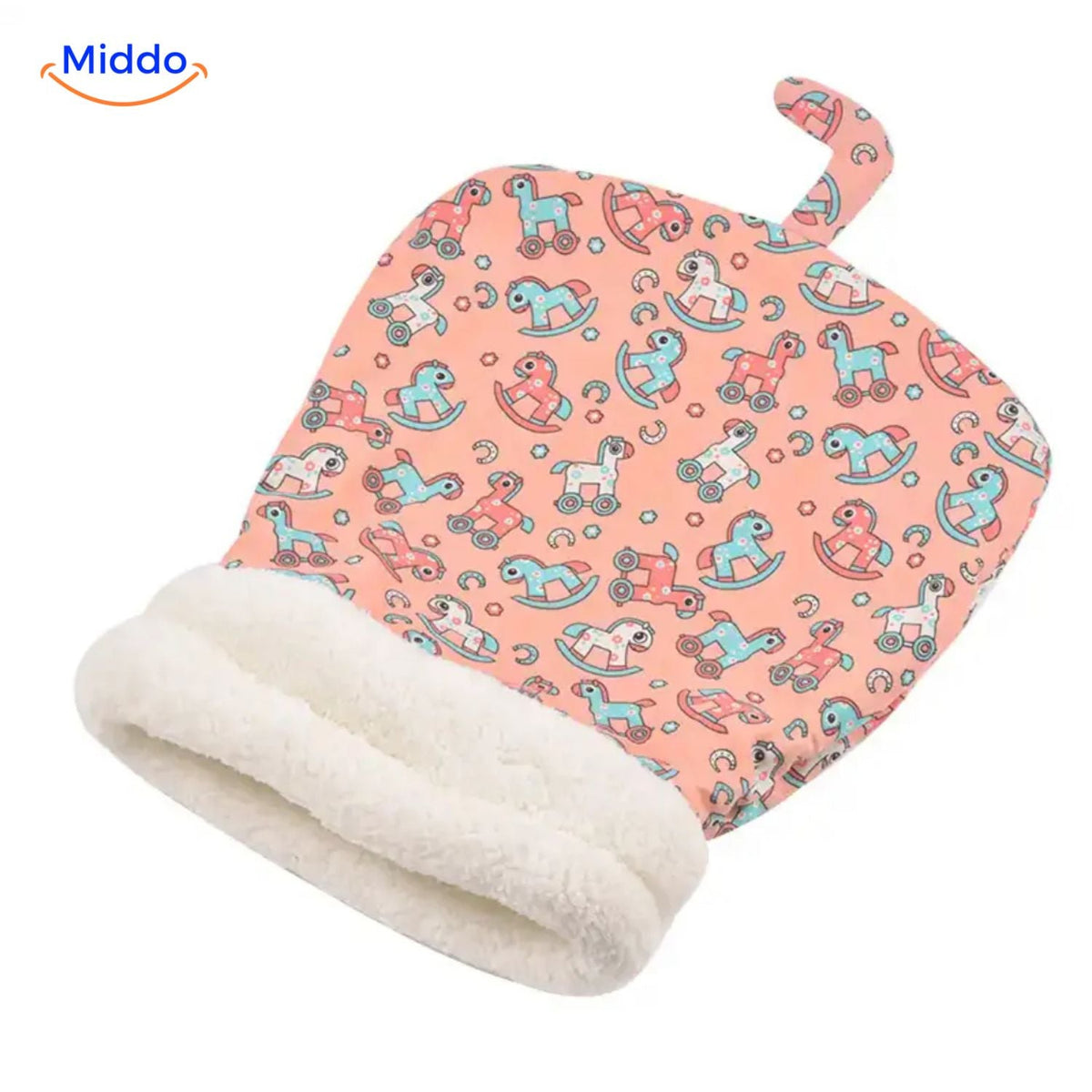 Enclosed Cat Sleeping Bag Bed – Plush Hooded Pet Cave for Warmth & Security | Thomler