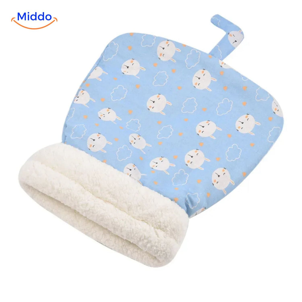 Enclosed Cat Sleeping Bag Bed – Plush Hooded Pet Cave for Warmth & Security | Thomler